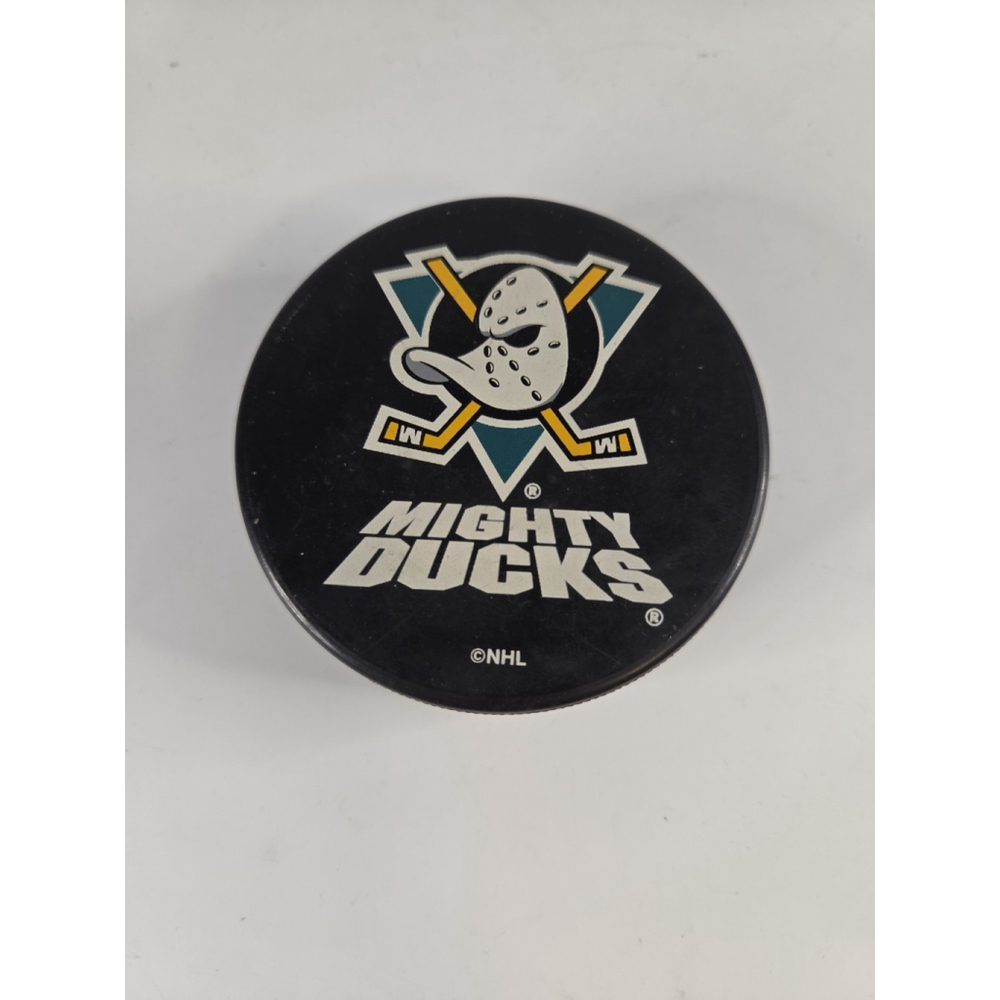 Anaheim Mighty Ducks Vintage Puck Made in Slovakia NHL Pre-Owned